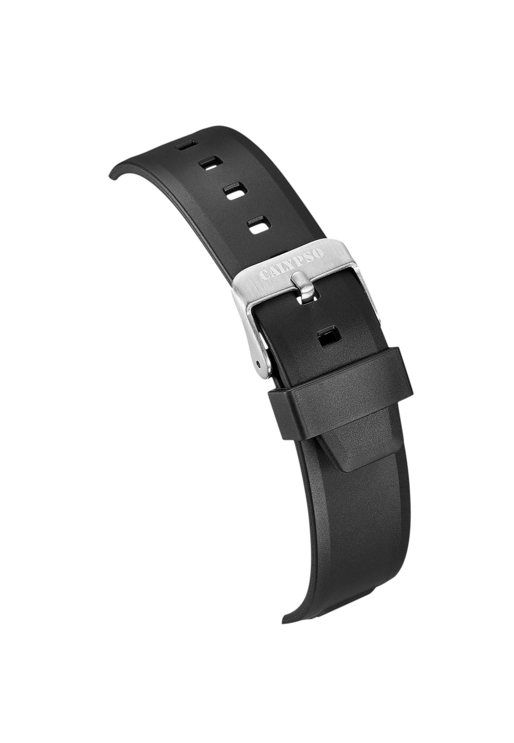 MONTRE NOIR, BRACELET CAOUTCHOUC, HOMME