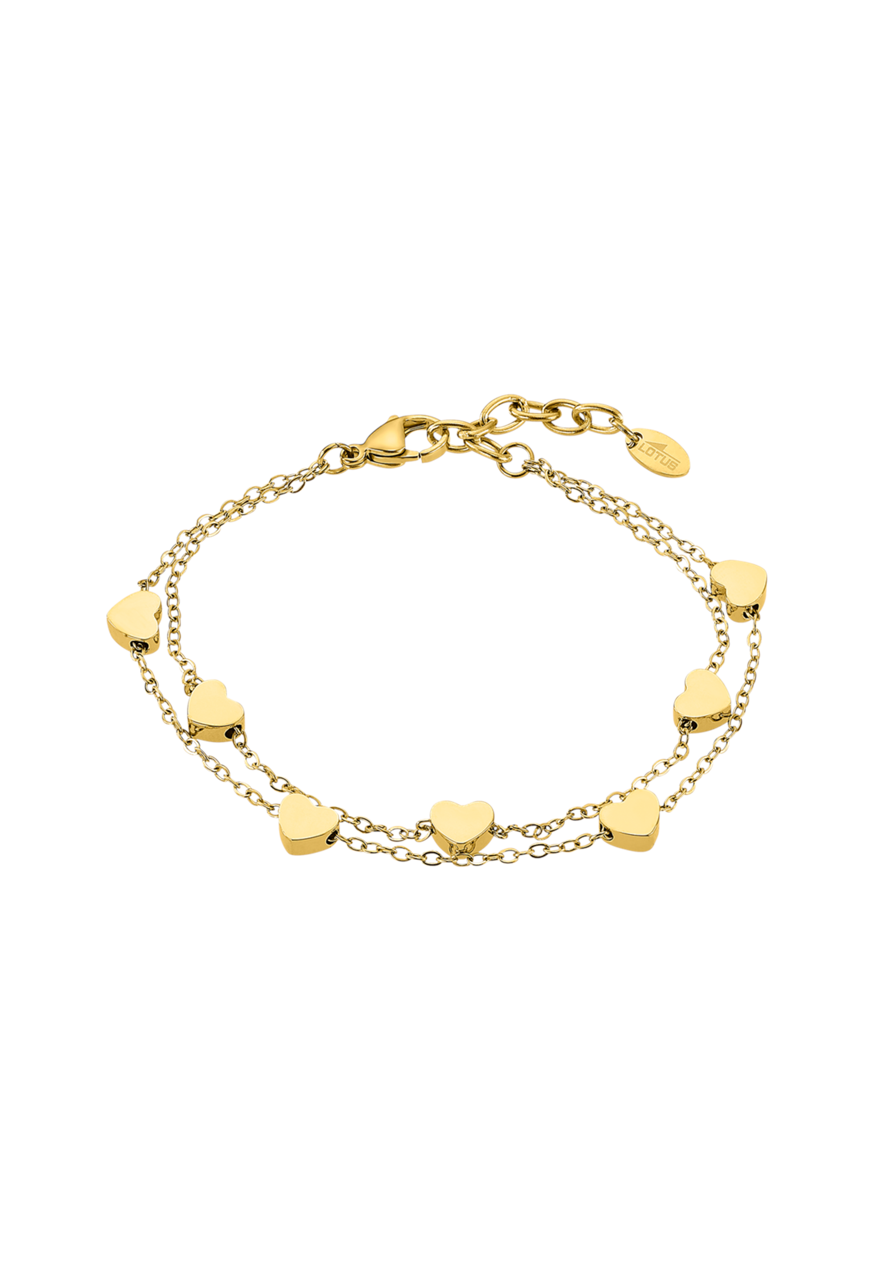 BRACELET COEUR ACIER INOXYDABLE, FEMME