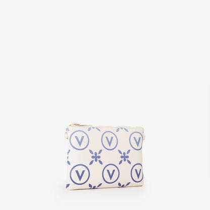 SAC ÉCRU/BLEU SAMBA RÉIMPRIMÉ