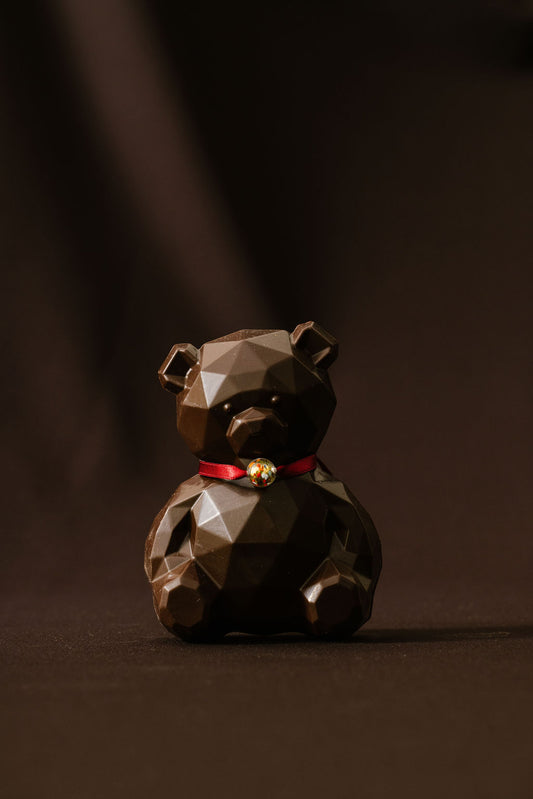 COFFRET LILIFLO - MURANO CONFETTI - 12 MM - NOUNOURS CHOCOLAT NOIR