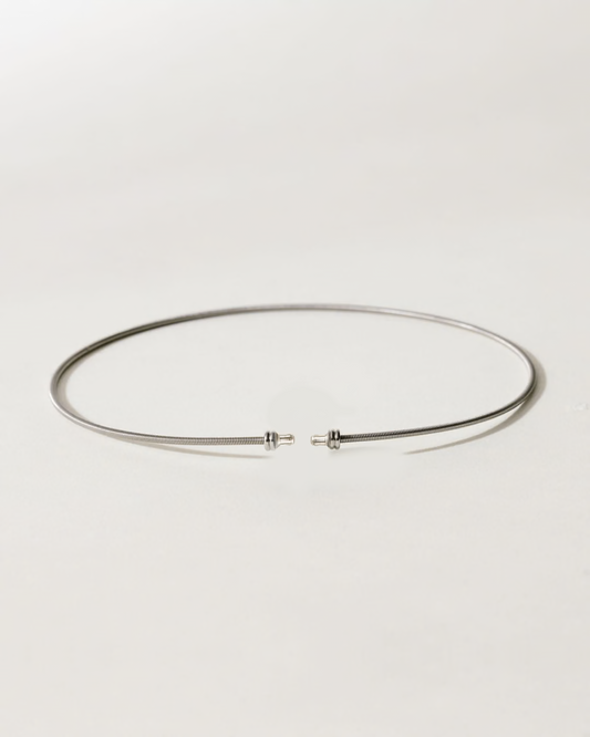 COLLIER TWIST ACIER
