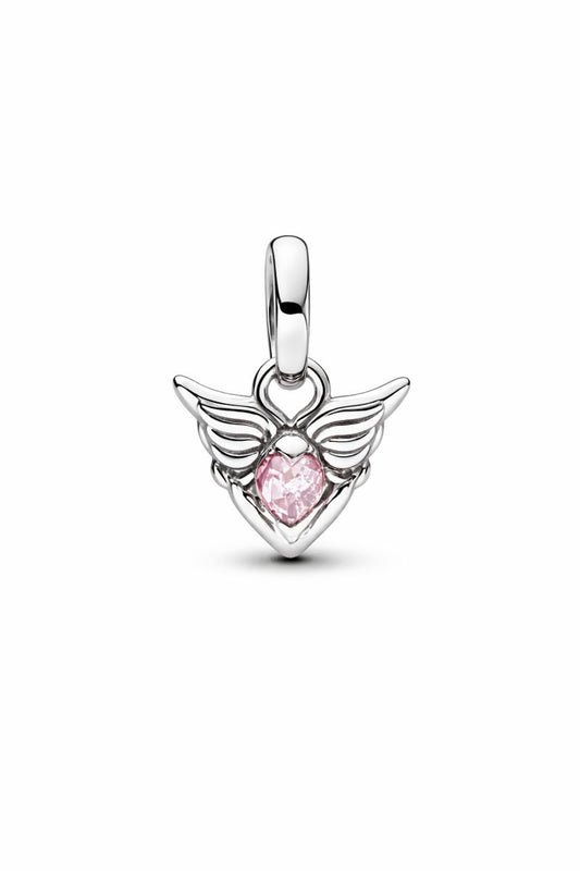 Mini pendentif cœur ailé