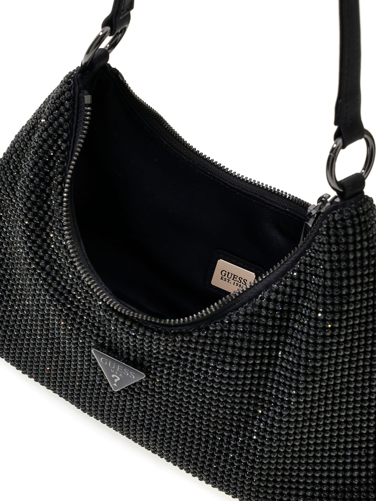 SAC À POIGNETTE ET BANDOULIÈRE À BIJOUX