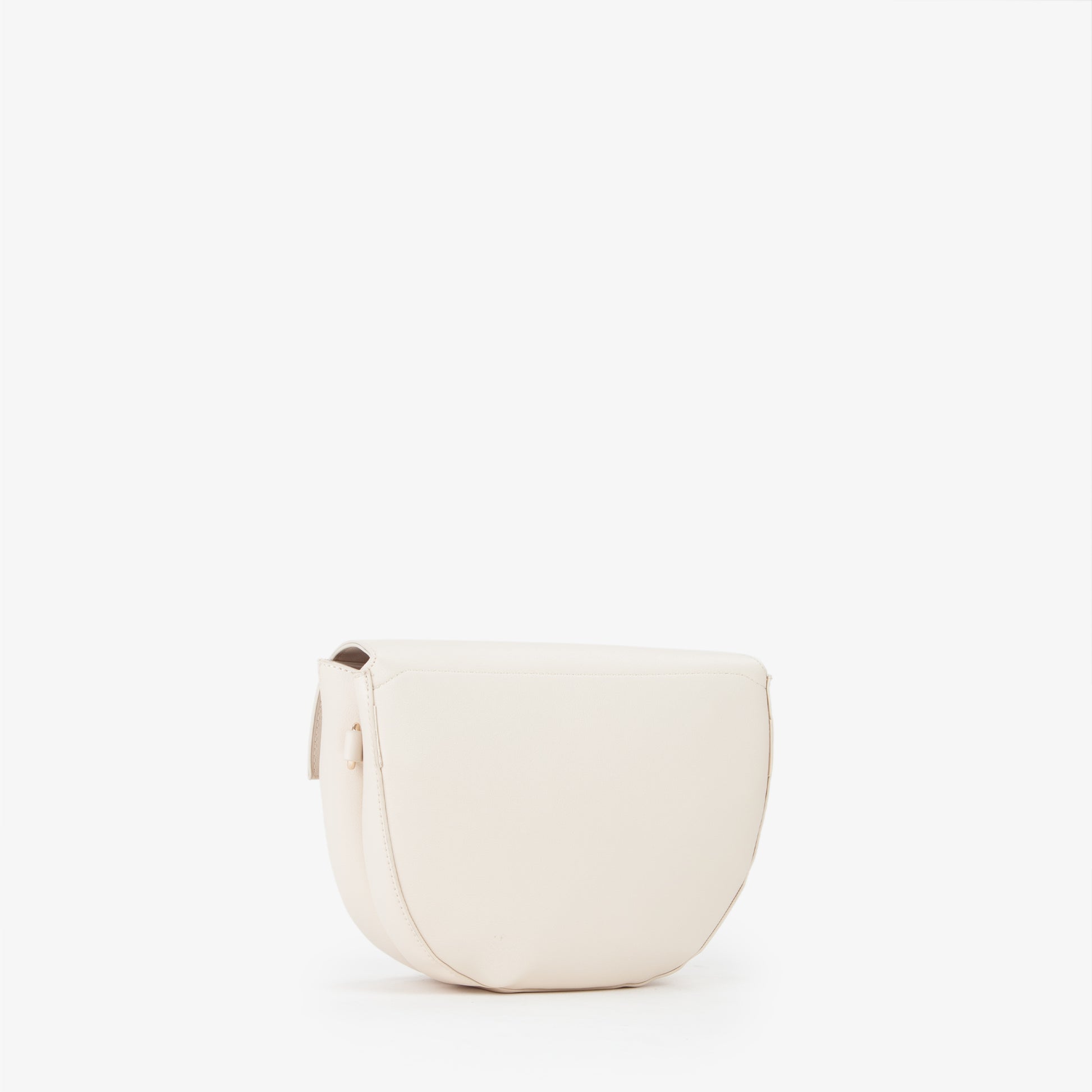 Sac bandoulière femme écru demi-lune flap Valentino