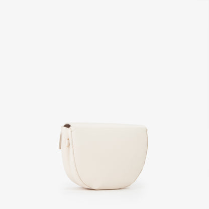 Sac bandoulière femme écru demi-lune flap Valentino