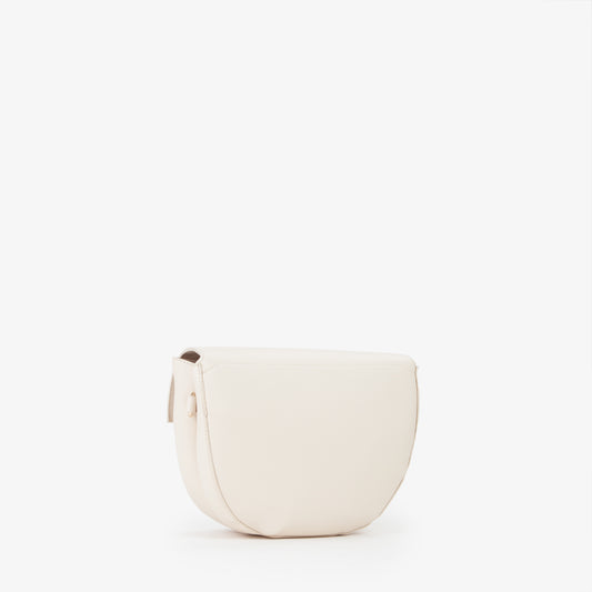 Sac bandoulière femme écru demi-lune flap Valentino