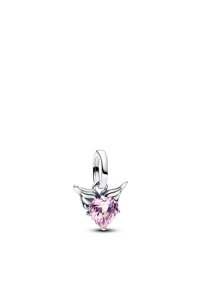 Mini pendentif cœur ailé