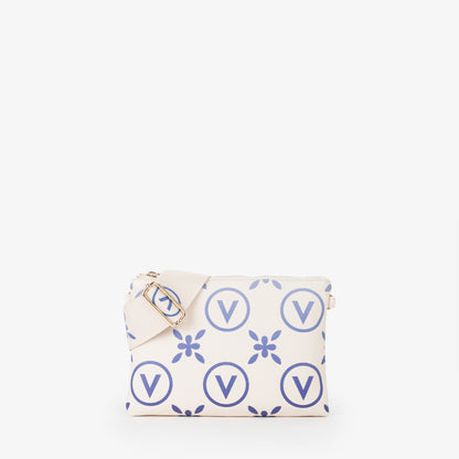 SAC ÉCRU/BLEU SAMBA RÉIMPRIMÉ