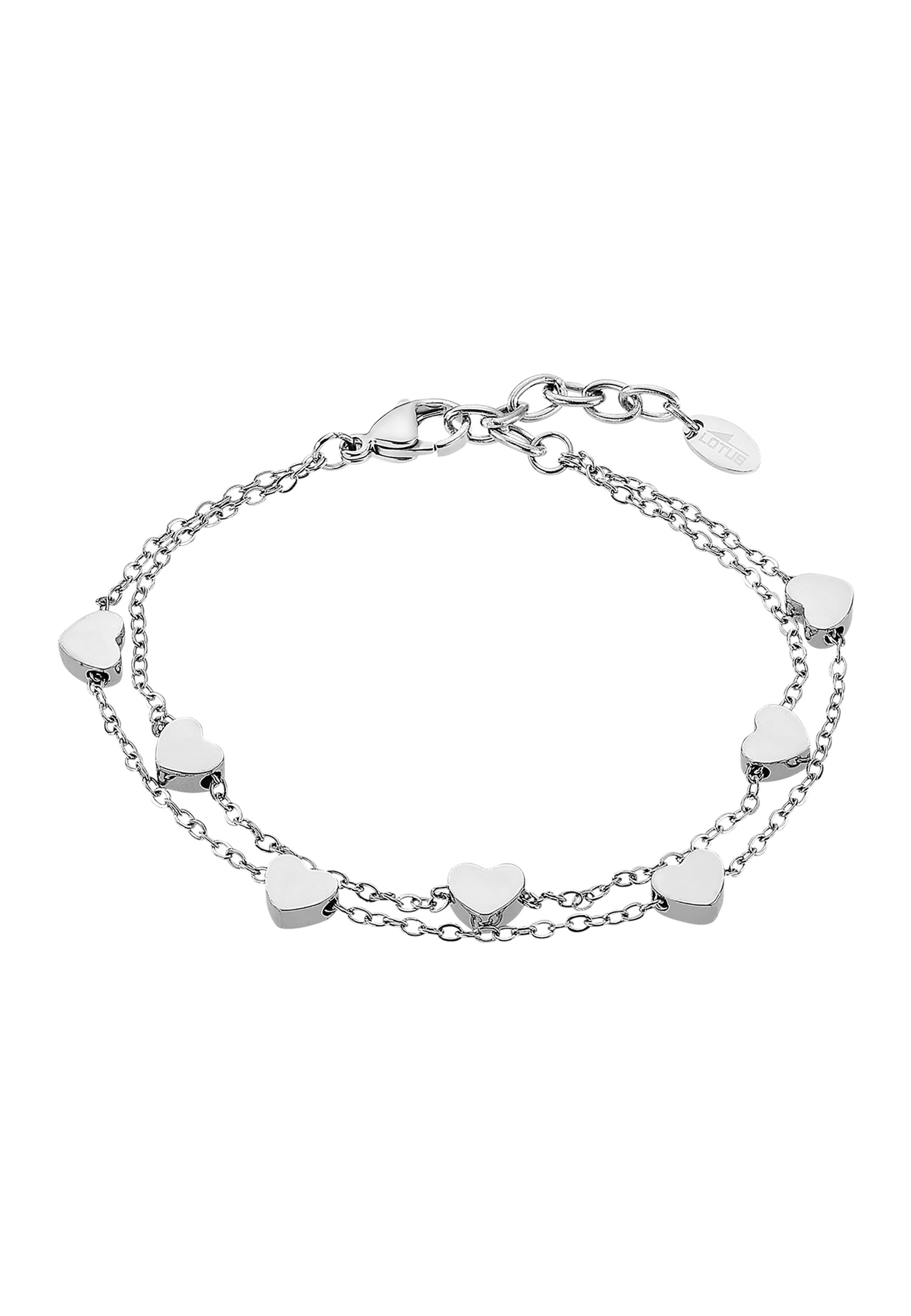 BRACELET COEUR ACIER INOXYDABLE, FEMME