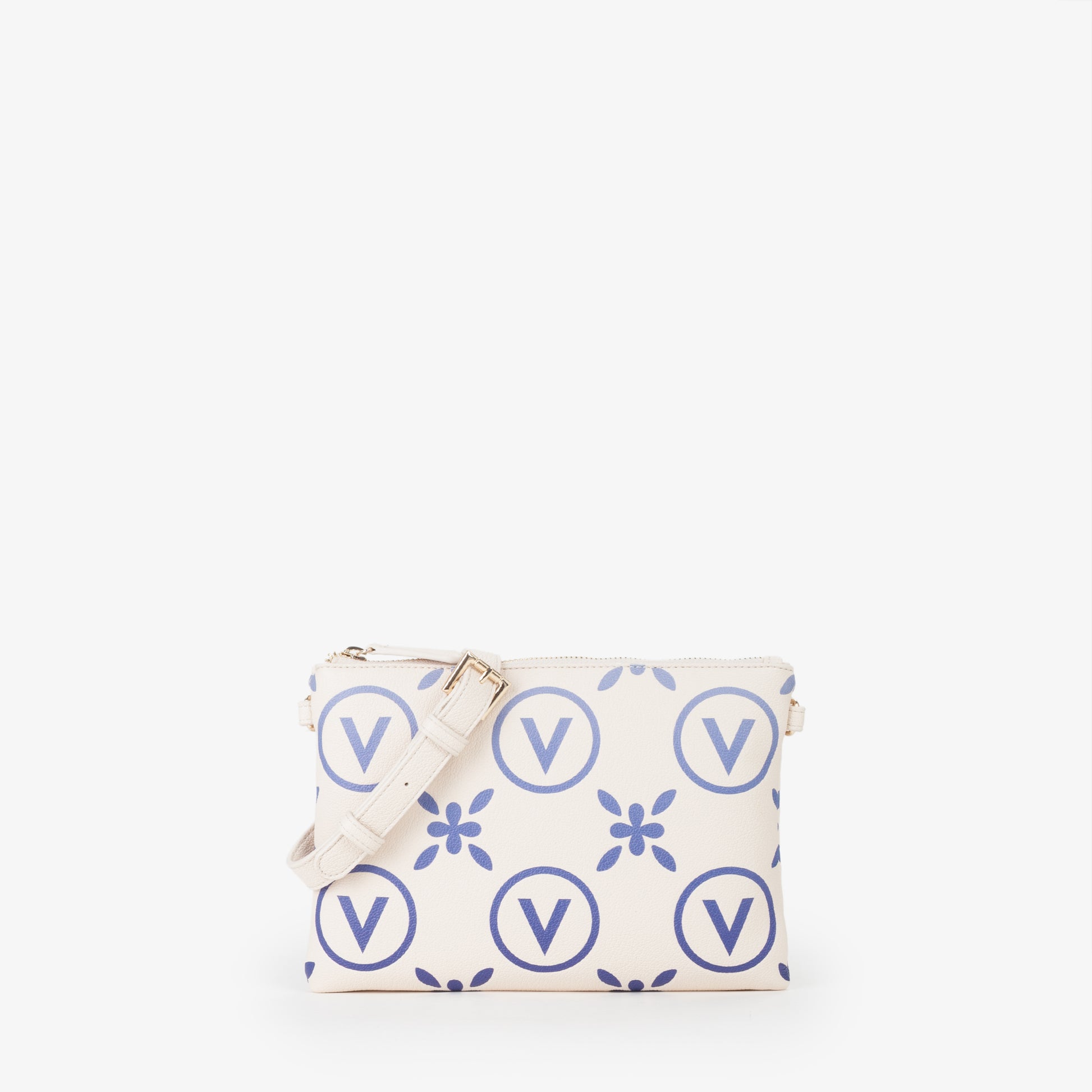 SAC ÉCRU/BLEU SAMBA RÉIMPRIMÉ