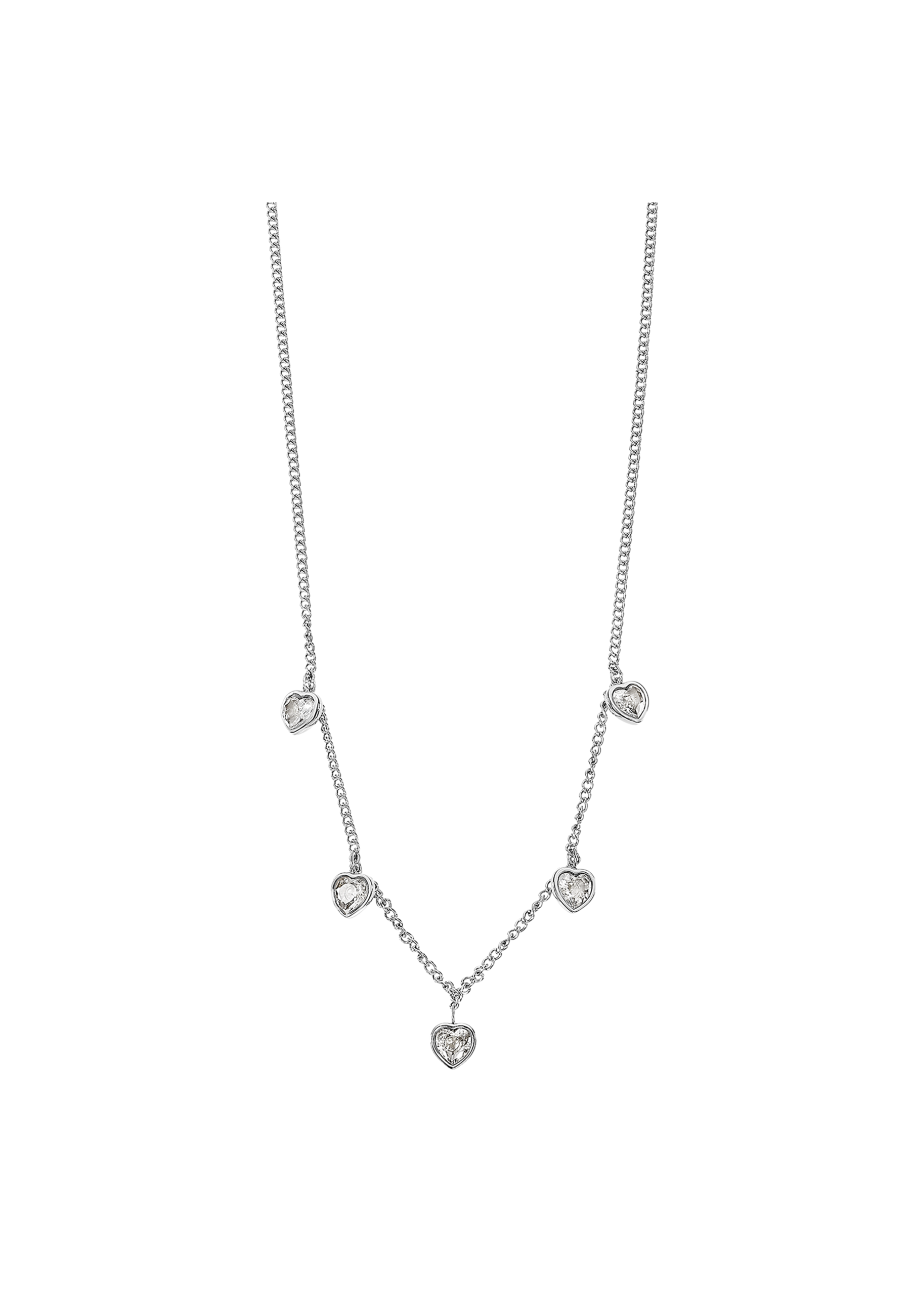 COLLIER COEUR ACIER INOXYDABLE, FEMME