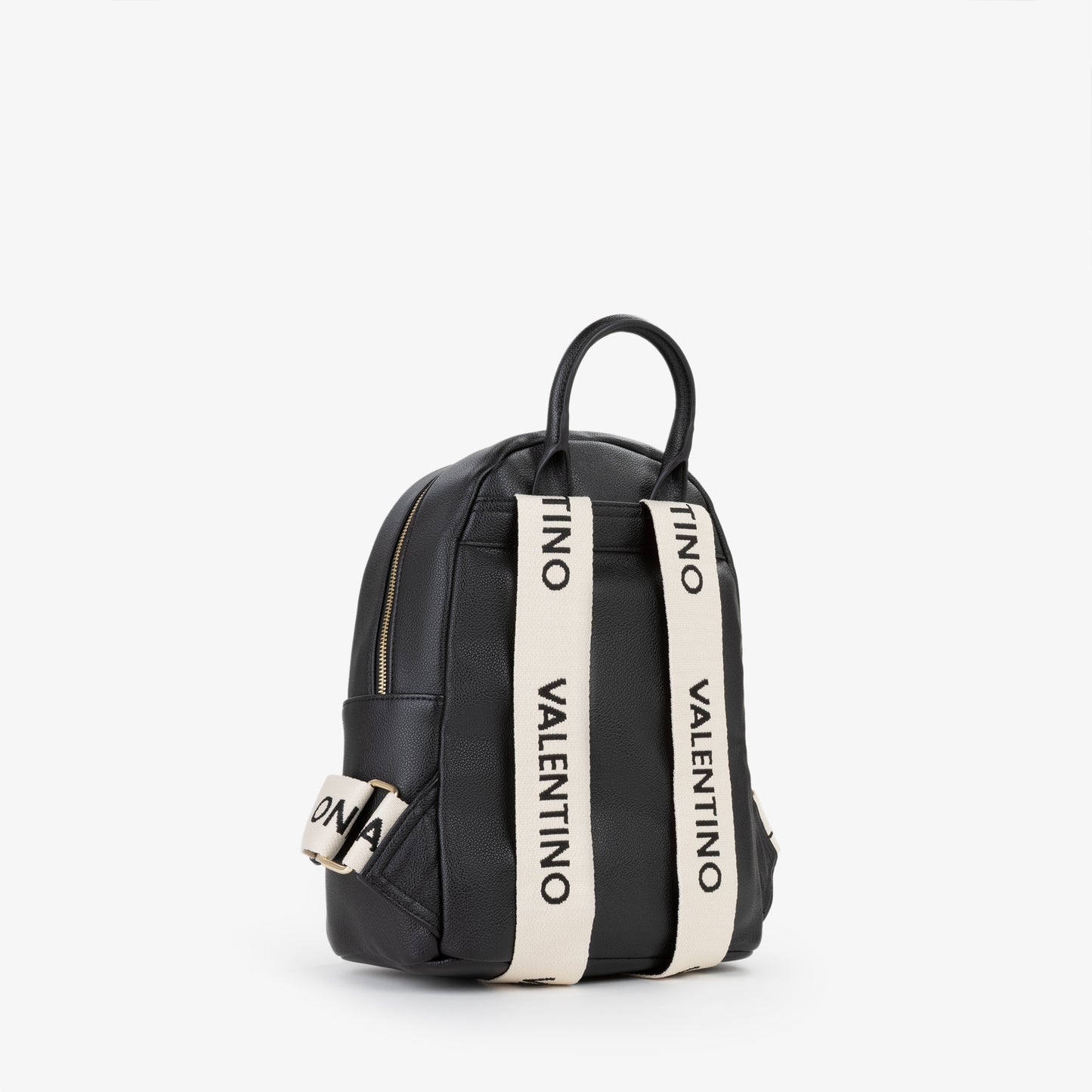 Sac à dos femme similicuir noir zippé élégant