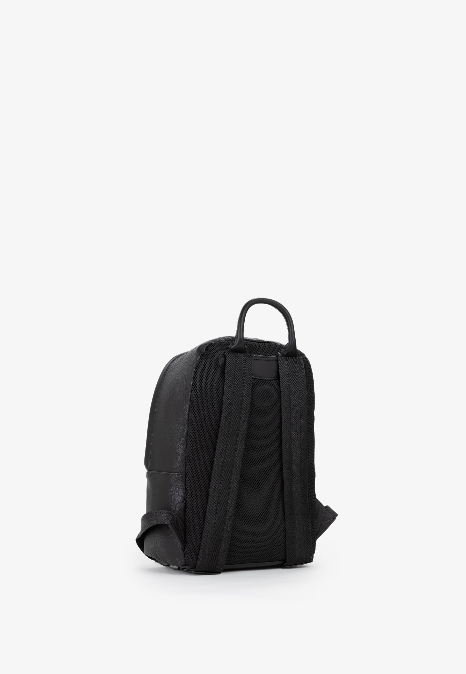 Sac à dos homme cuir saffiano noir élégant