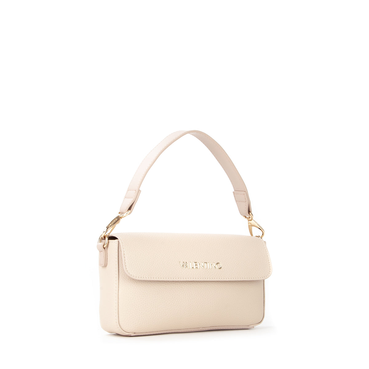Sac à main femme écru texturé bandoulière dorée
