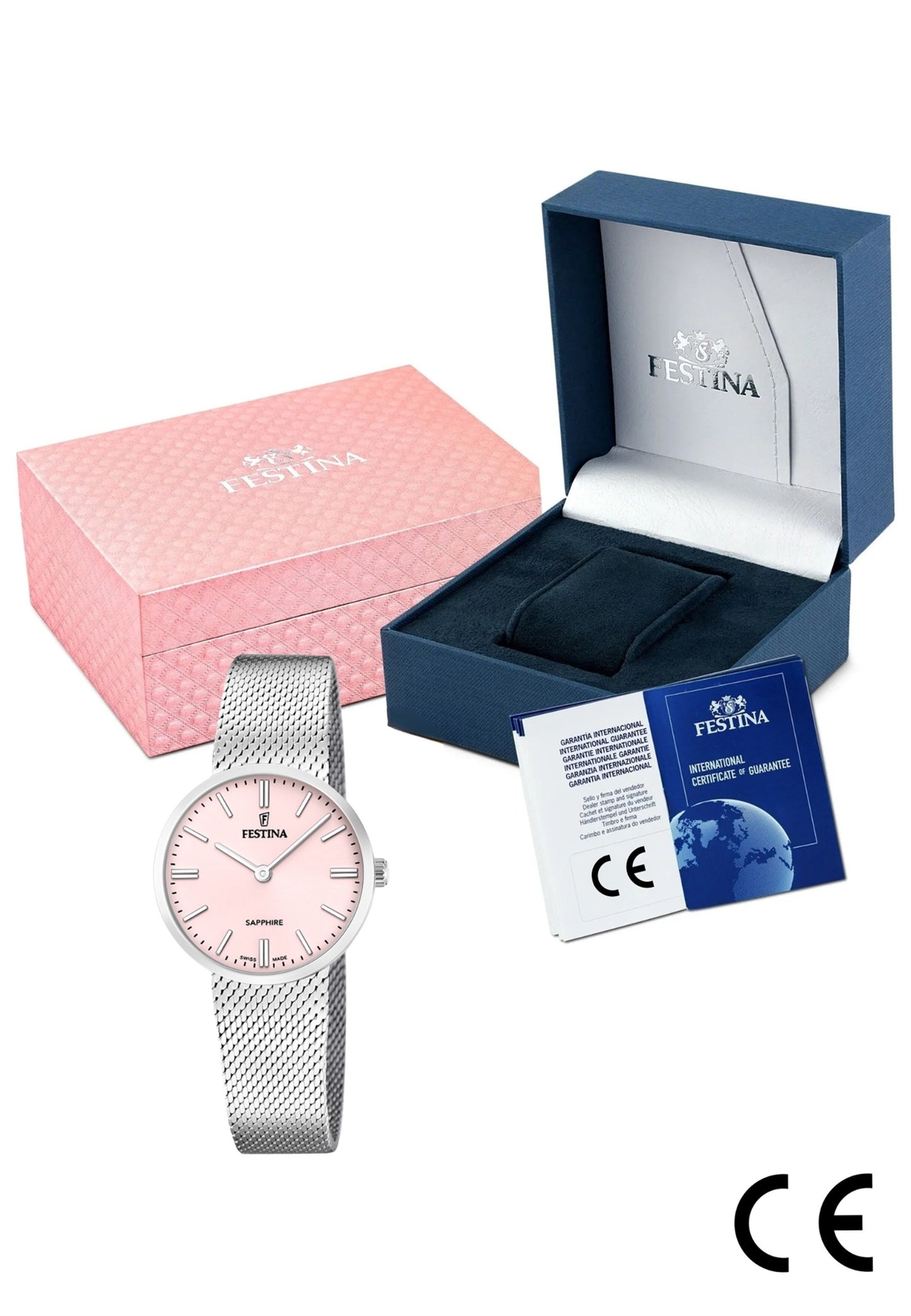 MONTRE SWISS MADE GRIS, FEMME