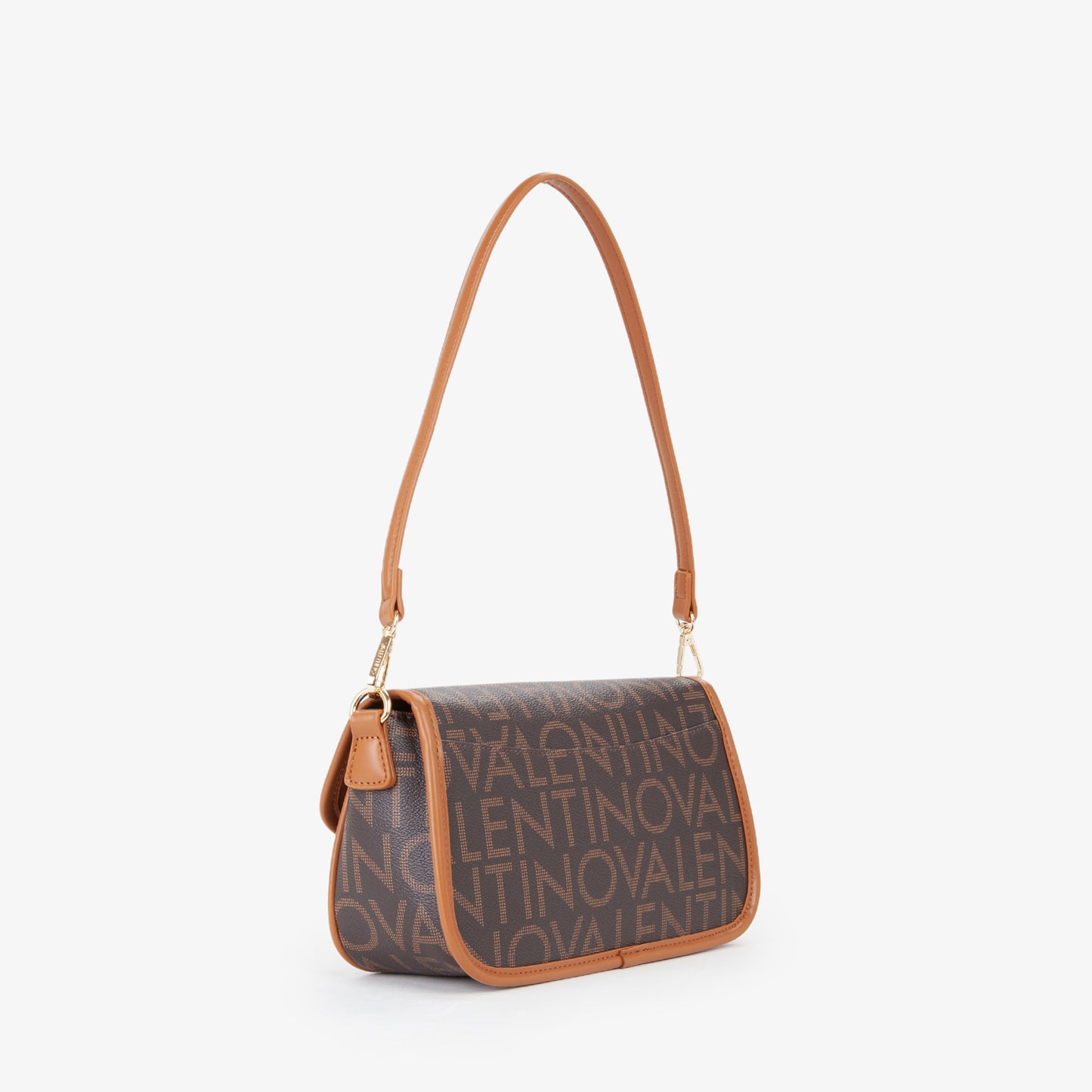 Sac femme bandoulière monogramme marron et camel