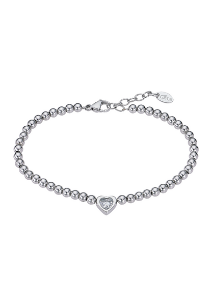 BRACELET COEUR OLD MONEY ACIER INOXYDABLE, FEMME