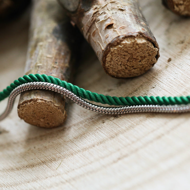 BRACELET HOMME   EMERAUDE