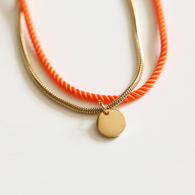 BRACELET FEMME   ORANGE