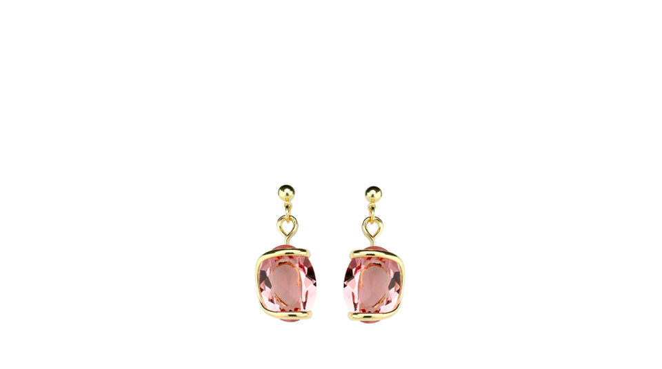 BOUCLES D'OREILLES - CRISTAL