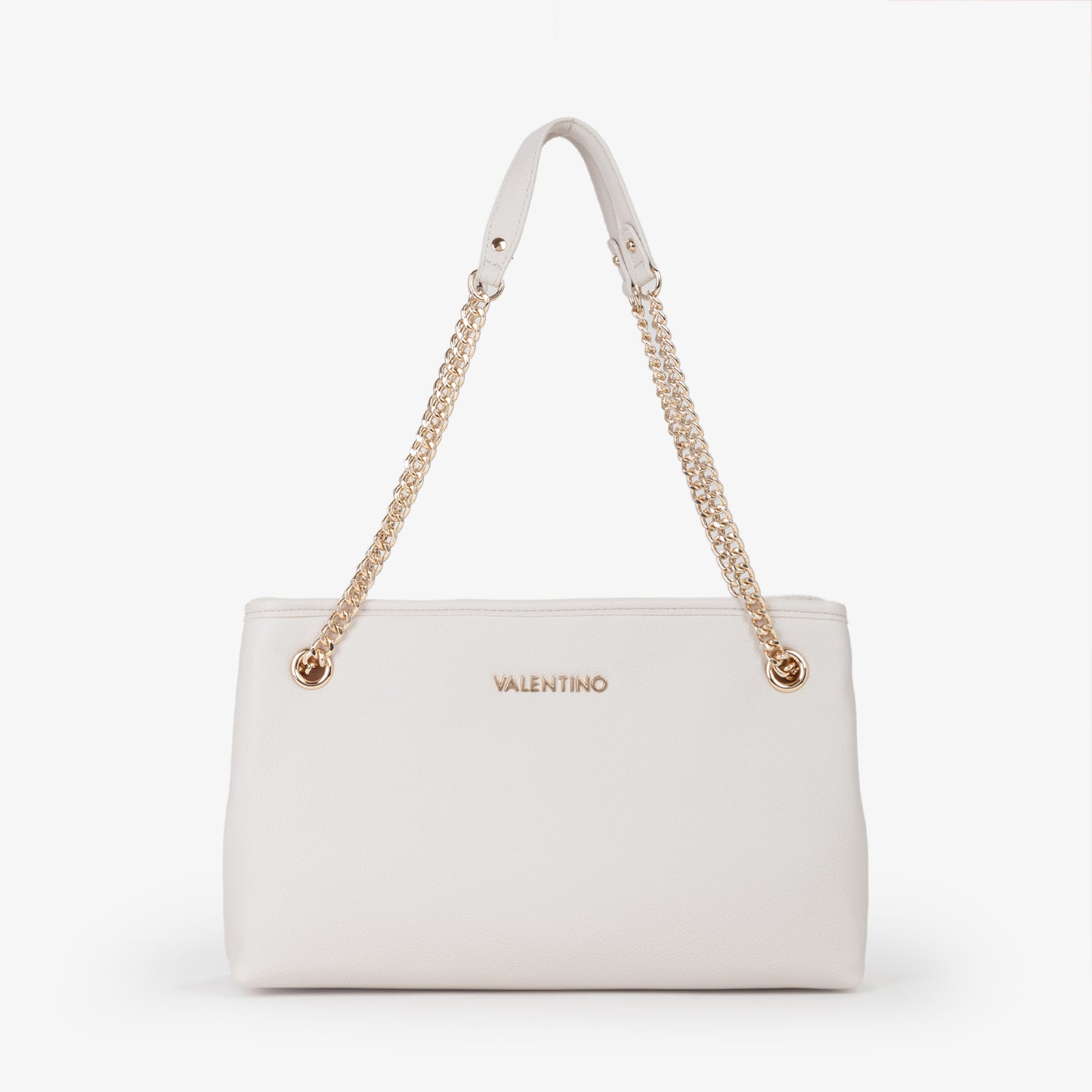 Sac à main femme écru chaînes dorées style élégant