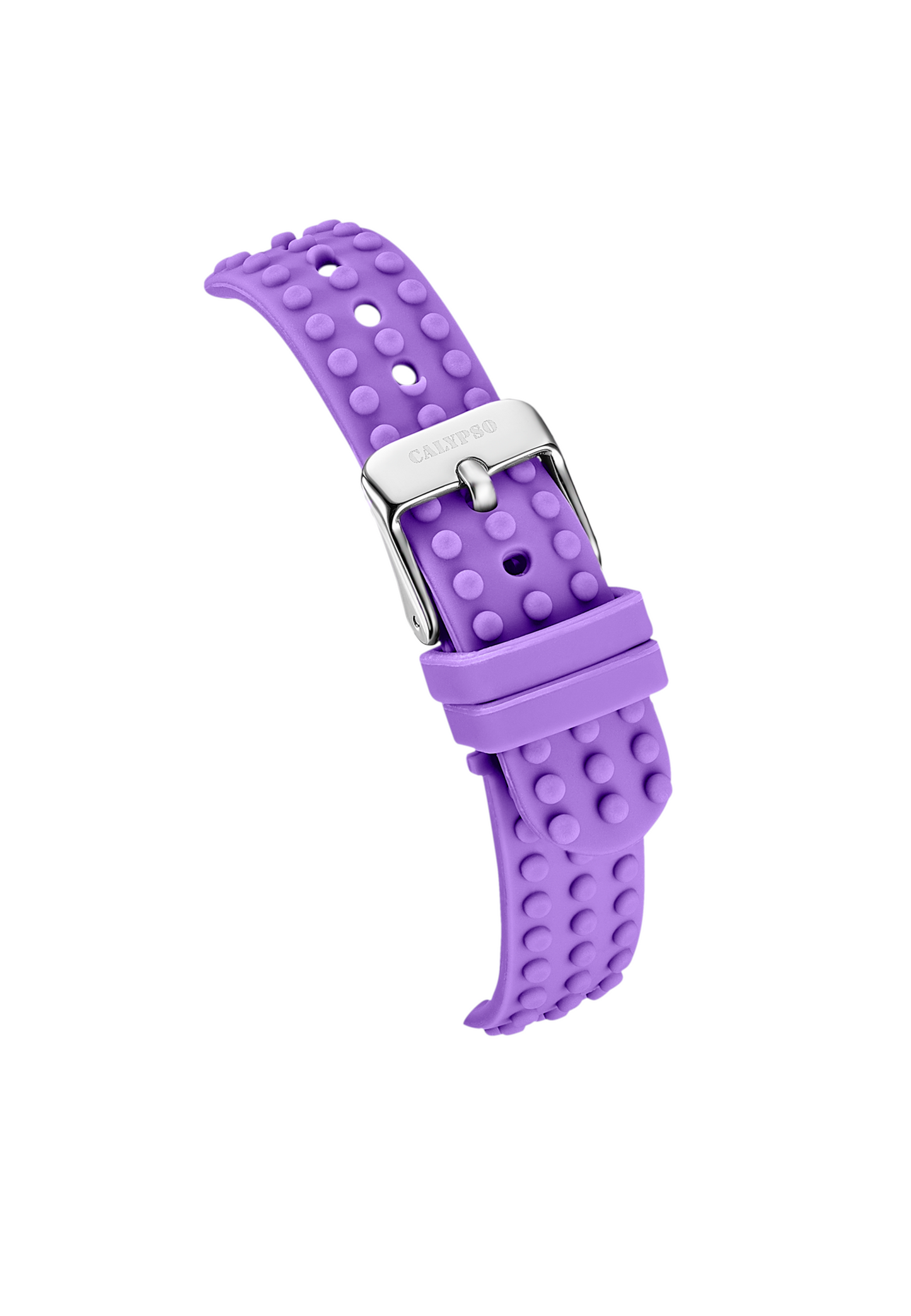 MONTRE VIOLET, BRACELET CAOUTCHOUC, FILLE