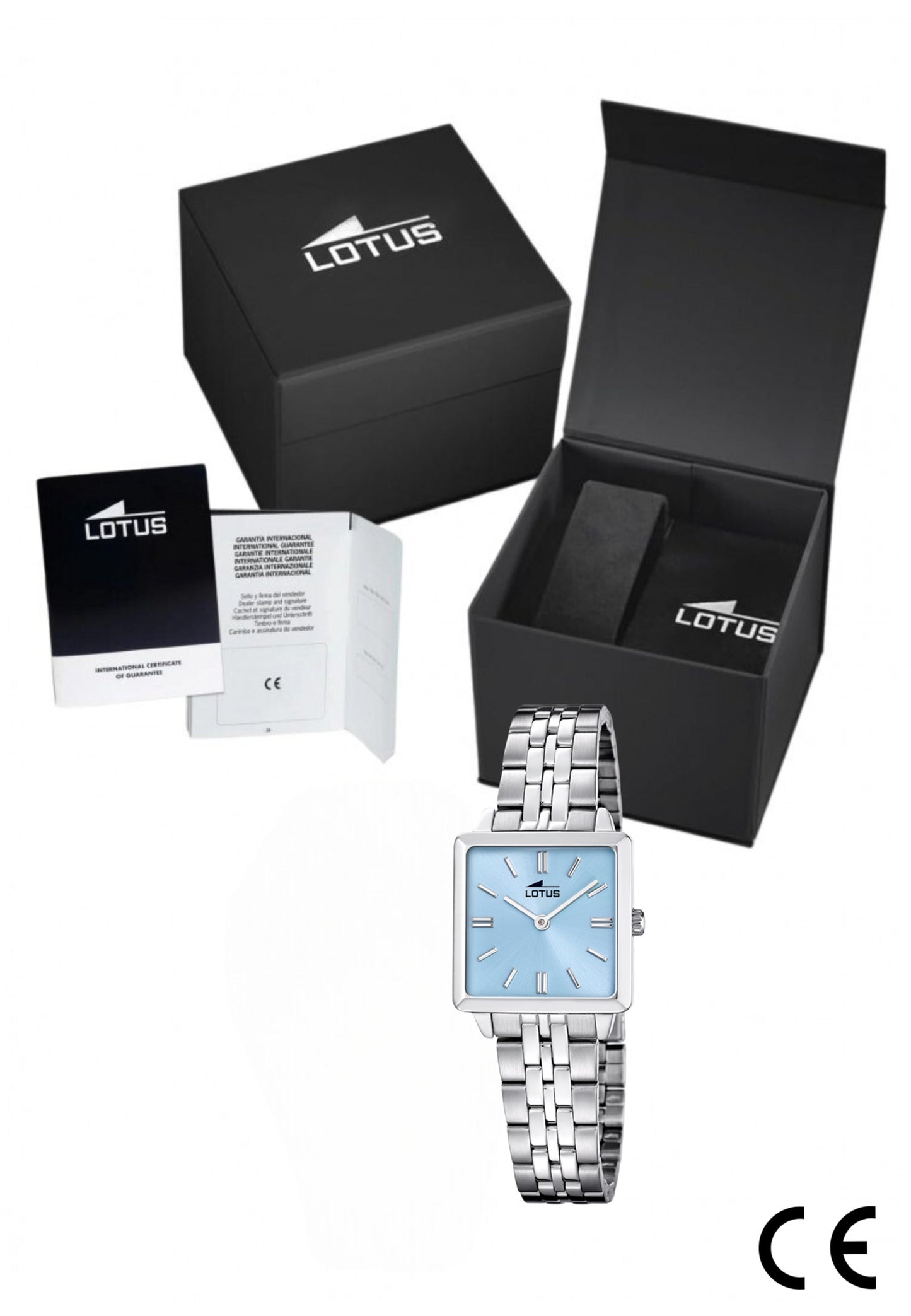 MONTRE FEMME TOGETHER AVEC CADRAN BLEU CLAIR ET BRACELET EN ACIER