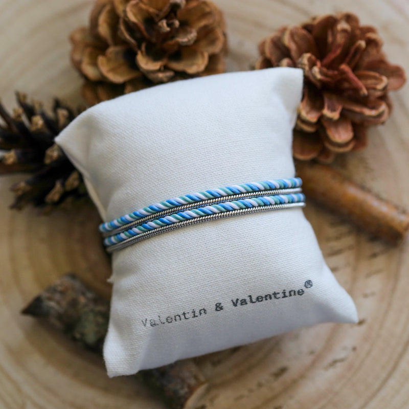 BRACELET HOMME   MIXTE BLEU VERT