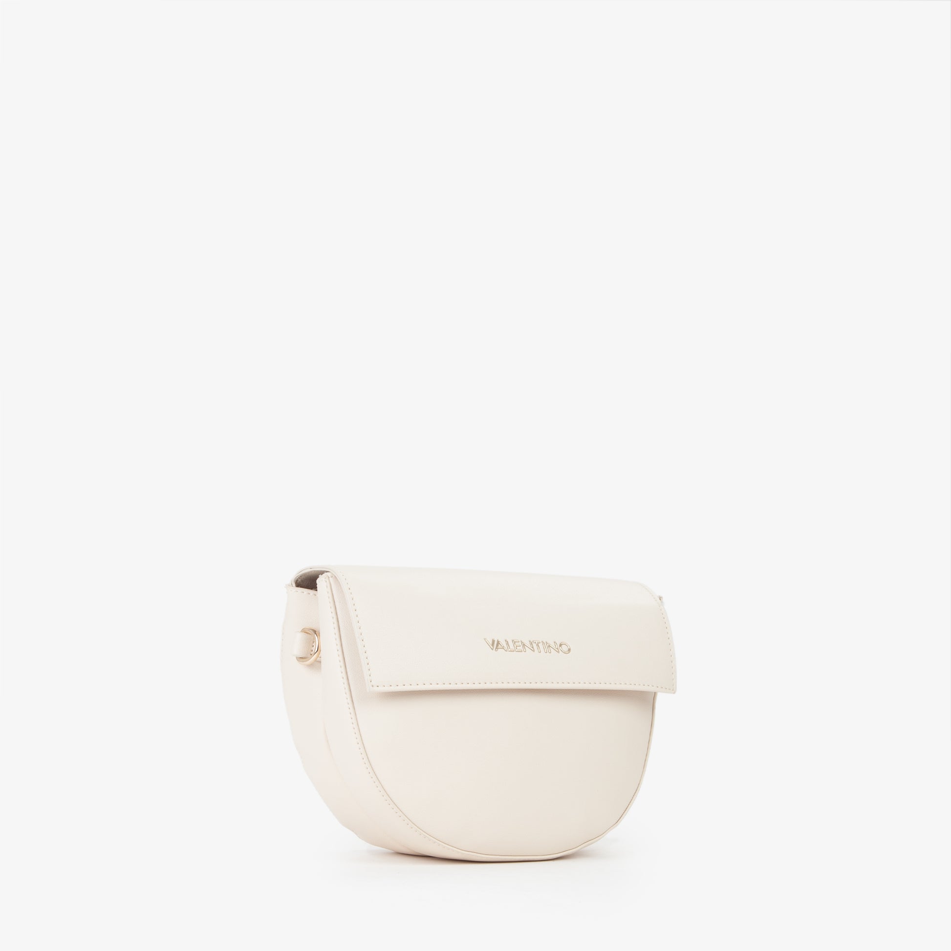 Sac bandoulière femme écru demi-lune flap Valentino