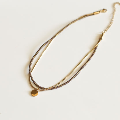 BRACELET FEMME PAILLETE   MARRON GLACE