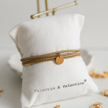 BRACELET FEMME PAILLETE   SABLE