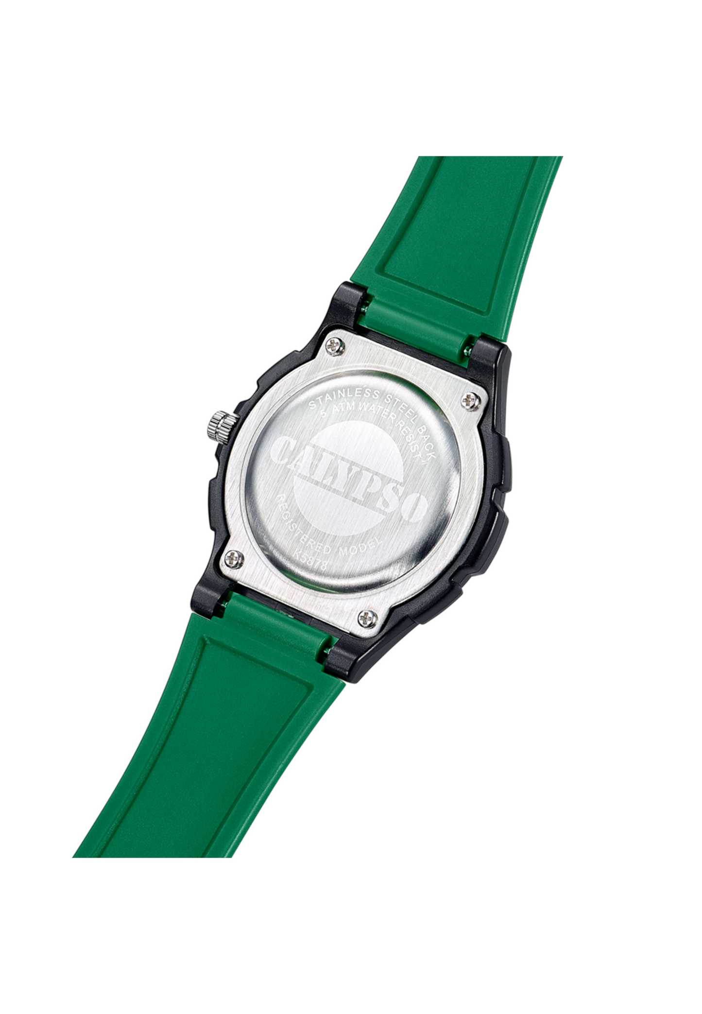 MONTRE VERT BRACELET CAOUTCHOUC, HOMME
