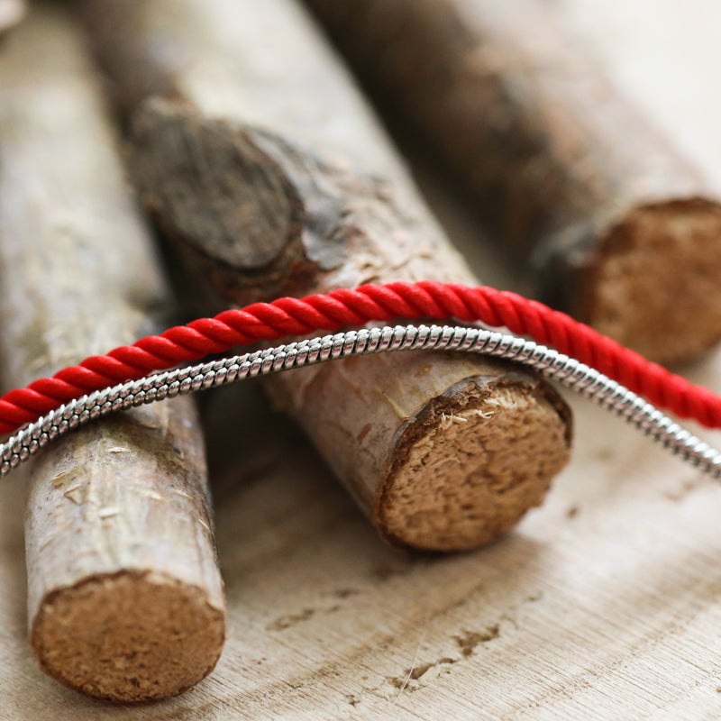 BRACELET HOMME   ROUGE