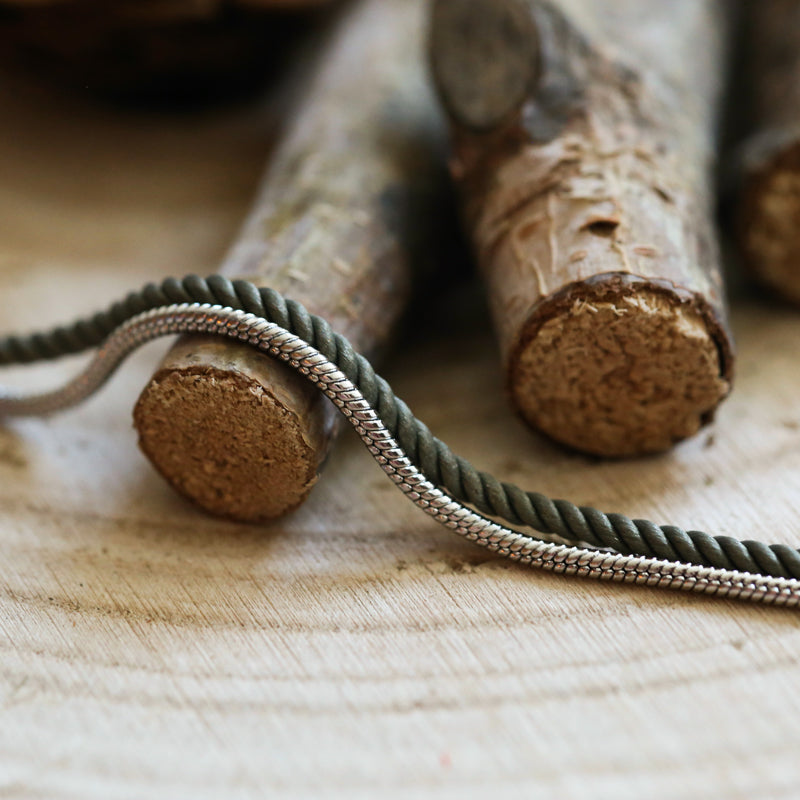 BRACELET HOMME   OLIVE