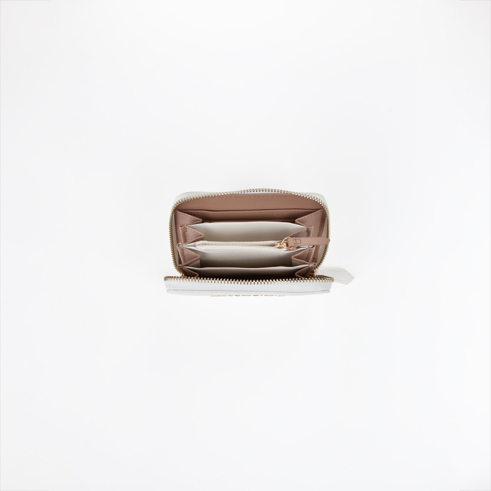 PORTEFEUILLE ALEXIA BLANC/CUIR