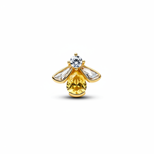 Boucles d'oreilles puces abeille