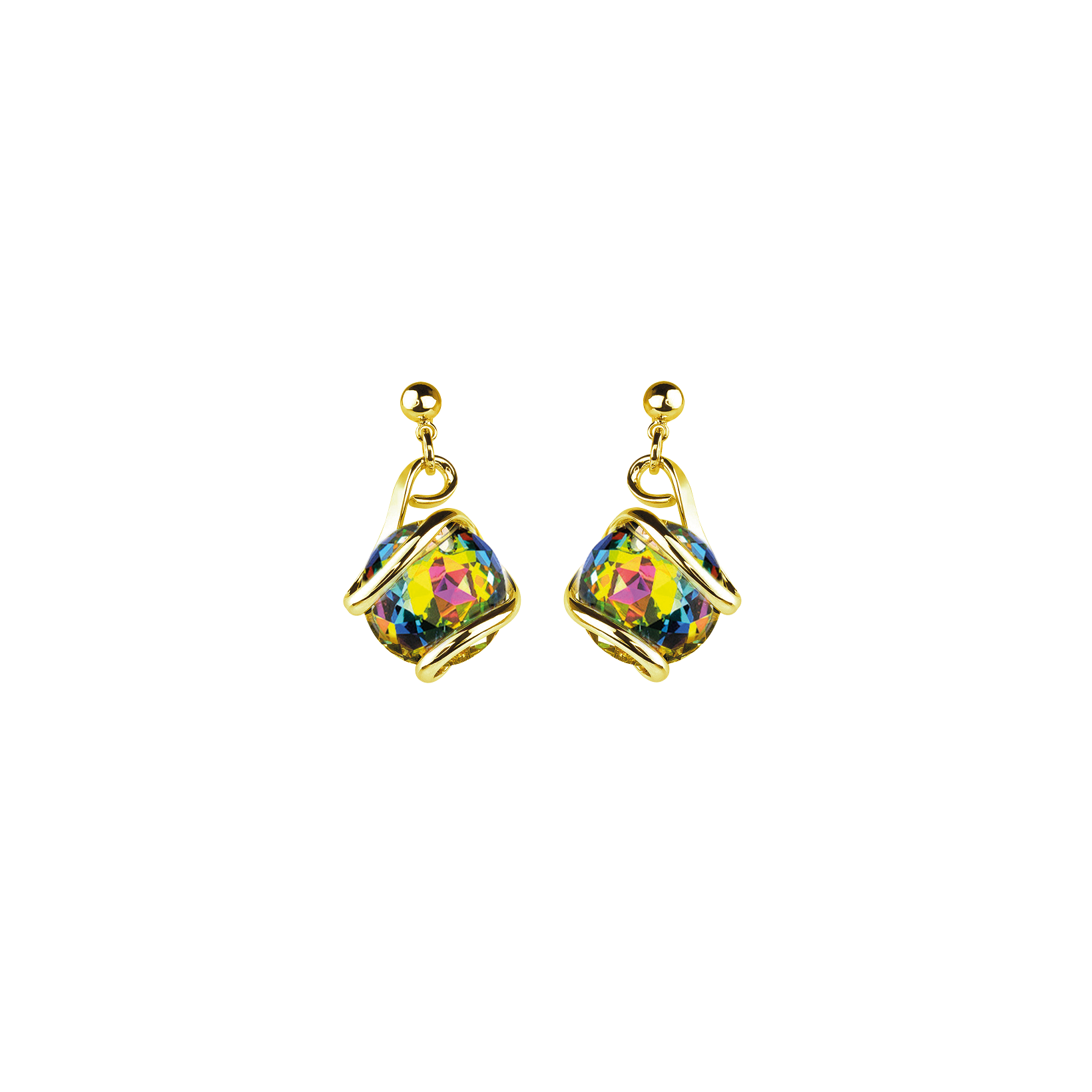 BOUCLES D'OREILLES - CRISTAL