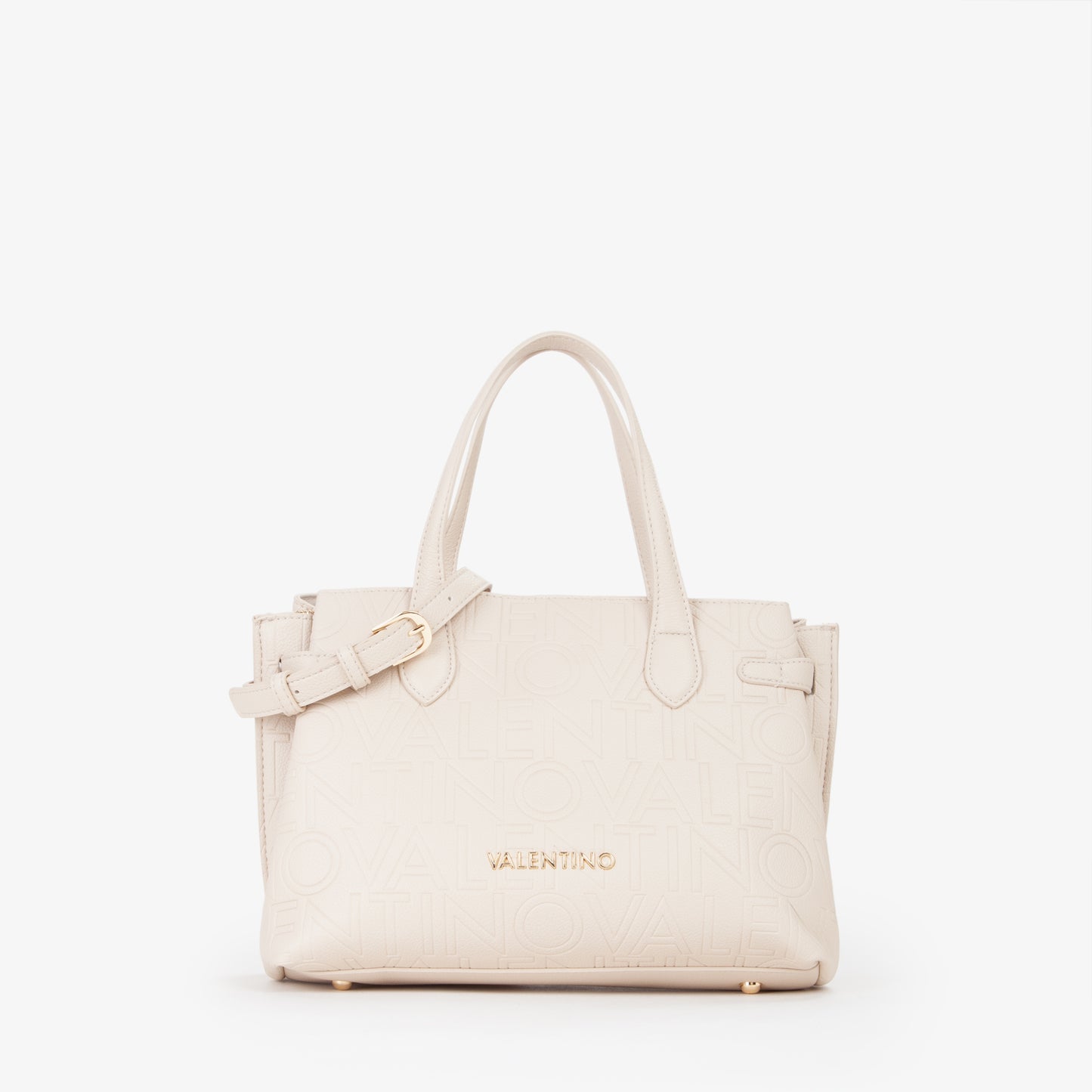 Sac à main femme écru embossé logo bandoulière incluse