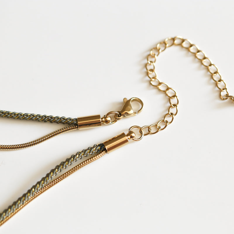 BRACELET FEMME PAILLETE   OLIVE