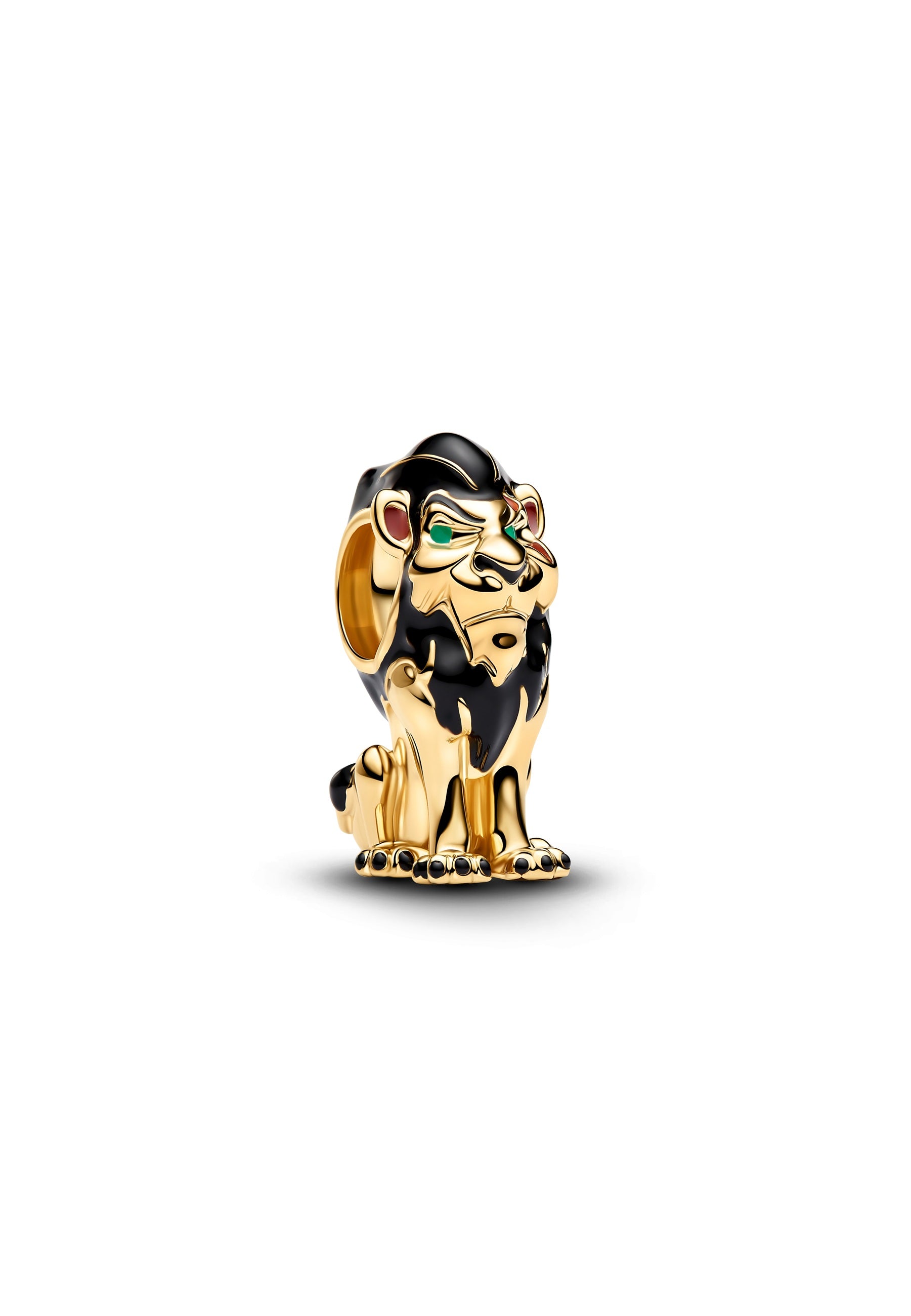Charm métal doré Scar Le Roi Lion Disney