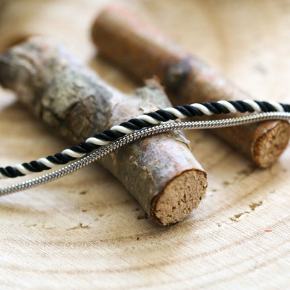 BRACELET HOMME   NOIR & BLANC