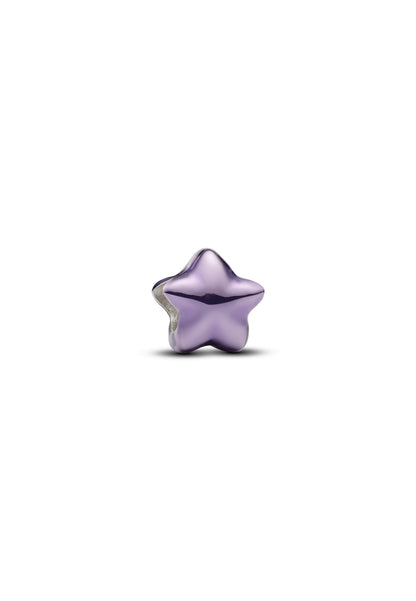 Charm étoile violet brillant pour bracelet