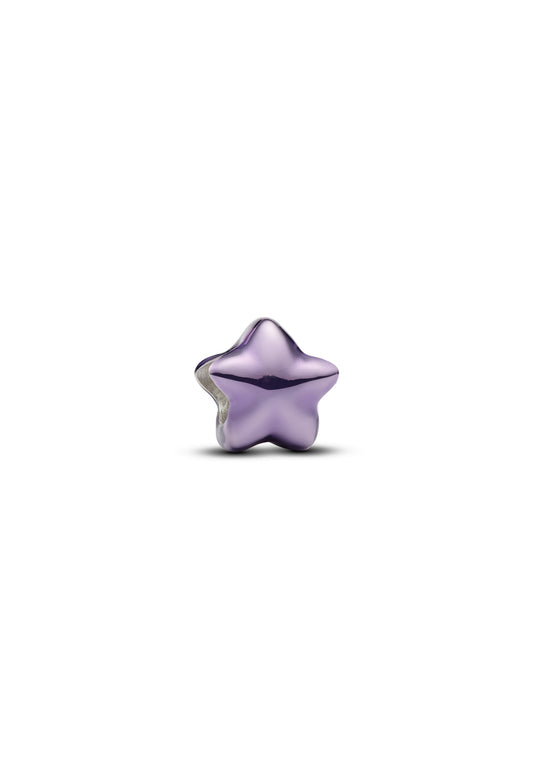 Charm étoile violet brillant pour bracelet