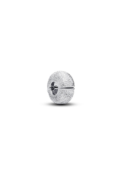 Clip charm argent 925 texturé scintillant