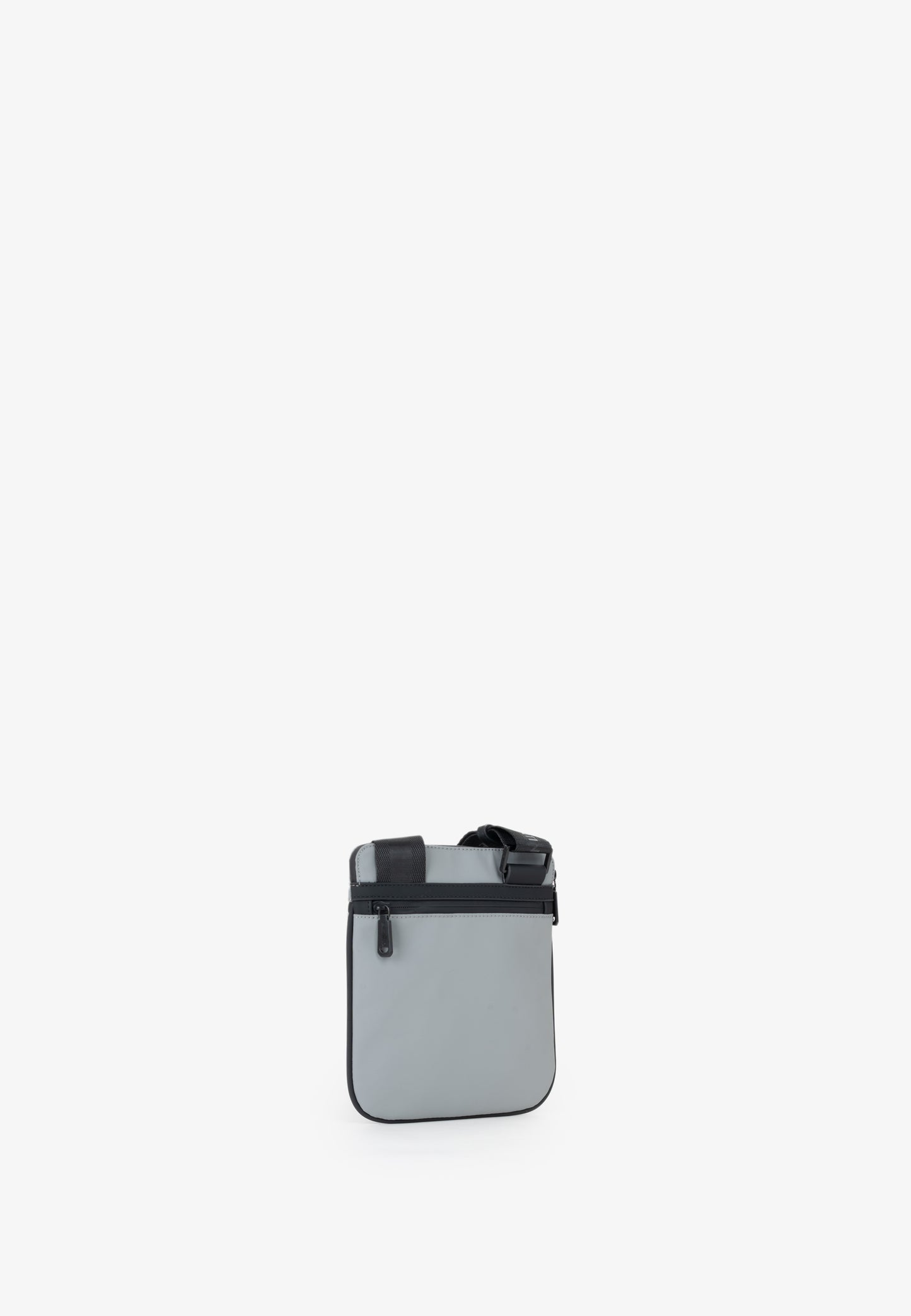 Sac bandoulière homme gris compact zippé Valentino