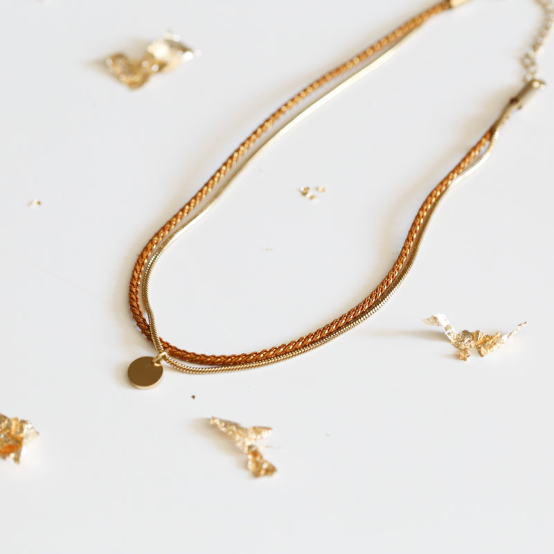 BRACELET FEMME PAILLETE   CAMEL