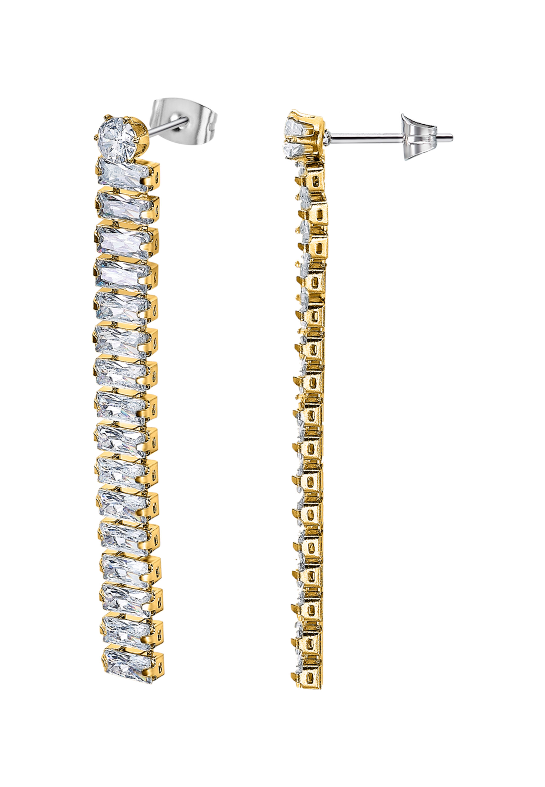 BOUCLES-DOREILLES OLD MONEY ACIER INOXYDABLE, FEMME