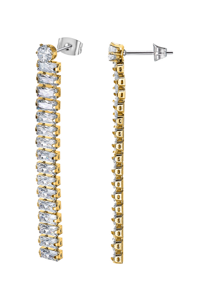 BOUCLES-DOREILLES OLD MONEY ACIER INOXYDABLE, FEMME