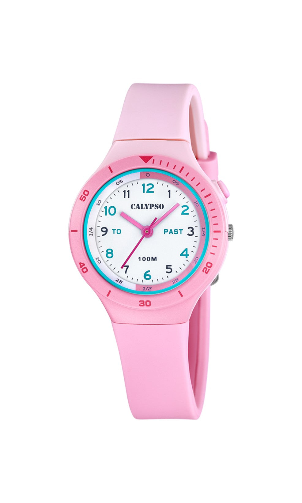 Montre pour unisex. Avec un boîtier plastique équipé d’un bracelet de plastique. Les montres visent à captiver par leur look frais et extraverti, avec des couleurs vives et intenses.