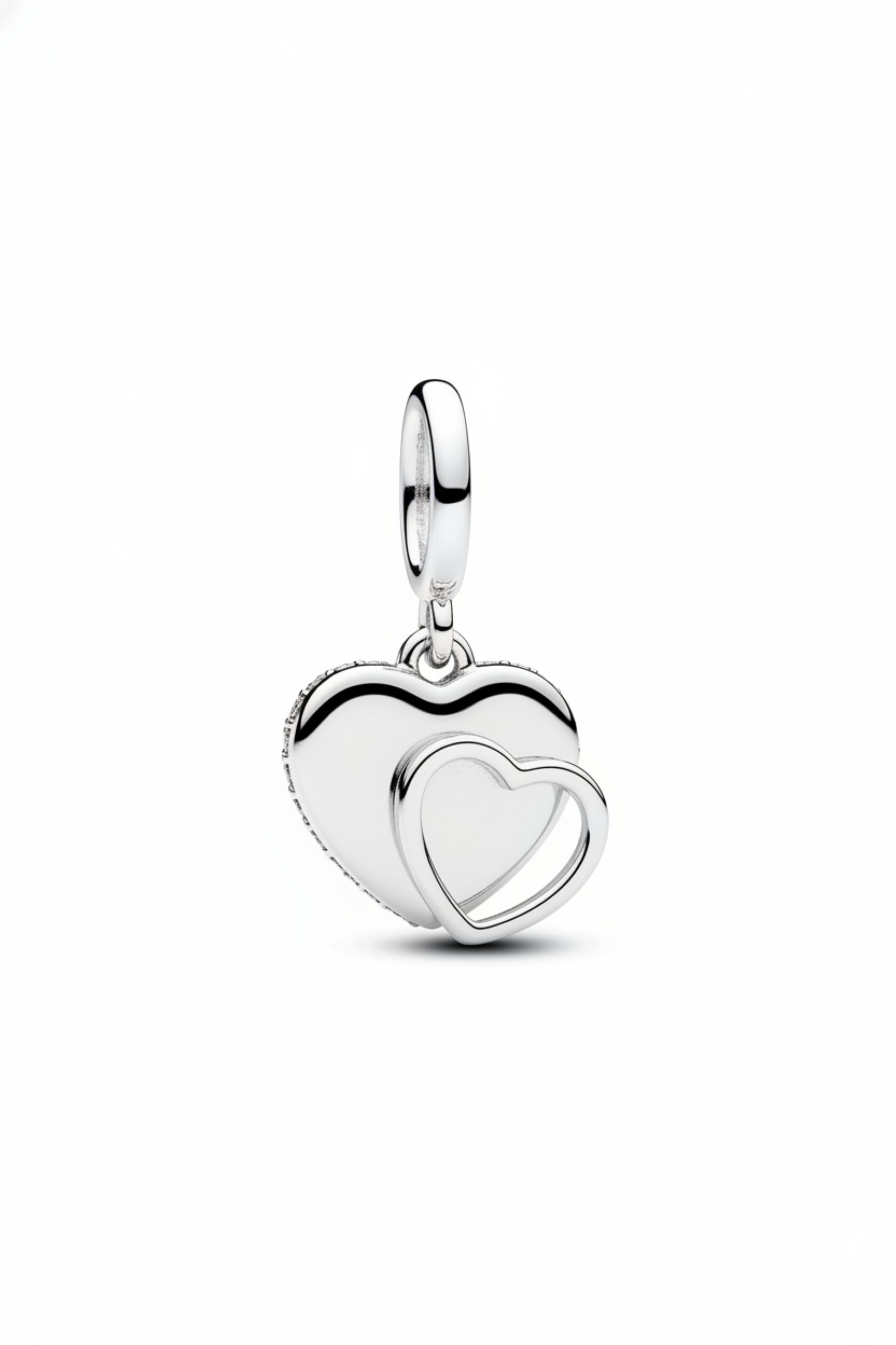 Magnifique Charm double pendante pour maman